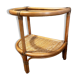 Rattan bedside table