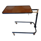 Table roulante réglable en formica – design italien Damato – années 70