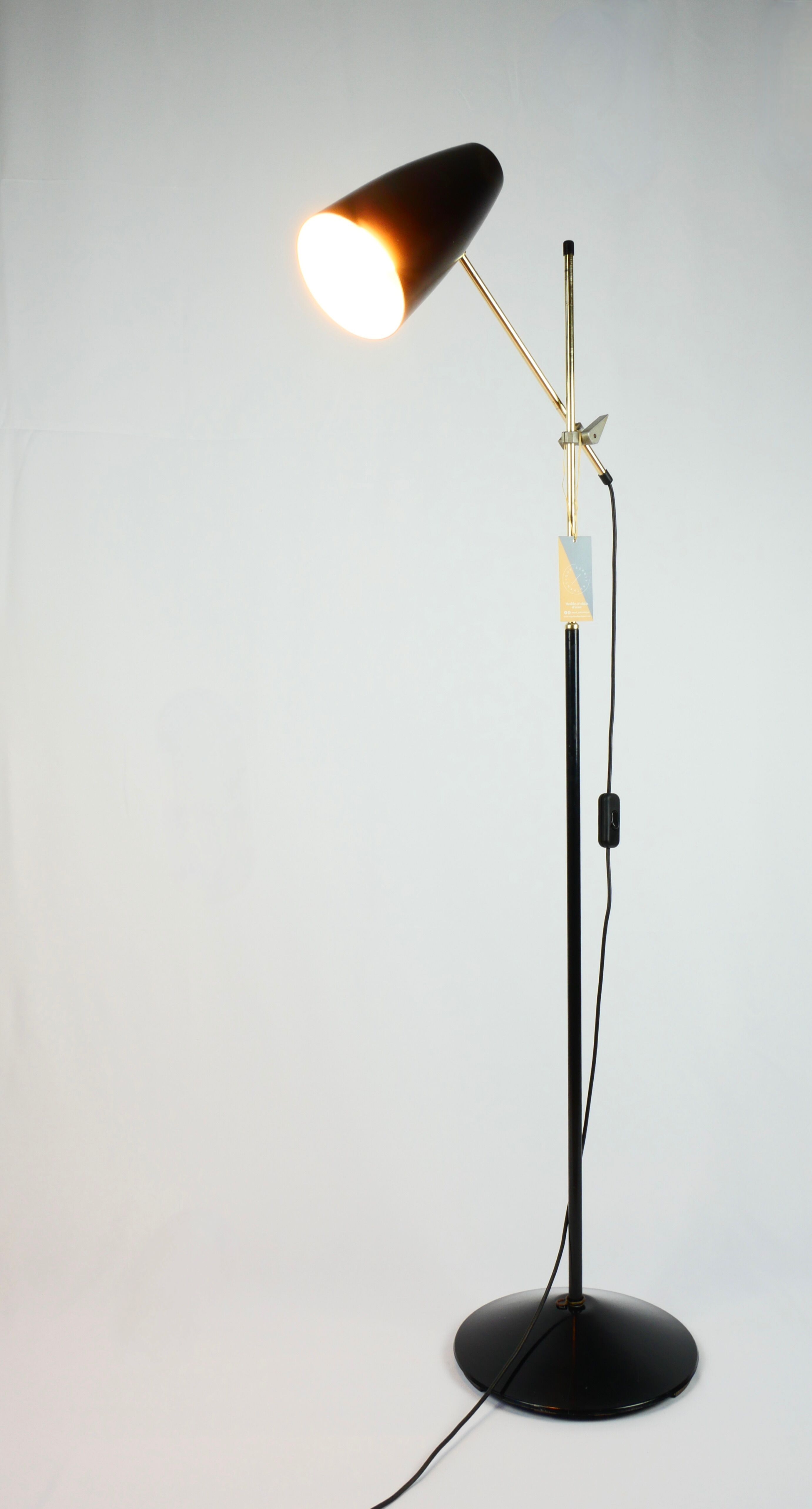 Articulated floor lamp year 70s