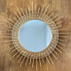 Rattan sun mirror