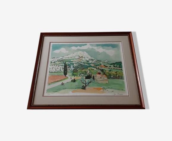 Lithograph signed y.brayer
