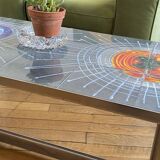 Coffee table with ceramic tiles by Belarti