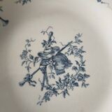 6 Gien earthenware soup plates