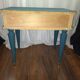 Table de chevet bleu vintage 50/60s