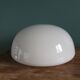 Half globe opaline ceiling light, diameter 20 cm, with base
