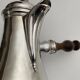 Tripod chocolate jug in silver from the 18th century Farmers General 378 grams