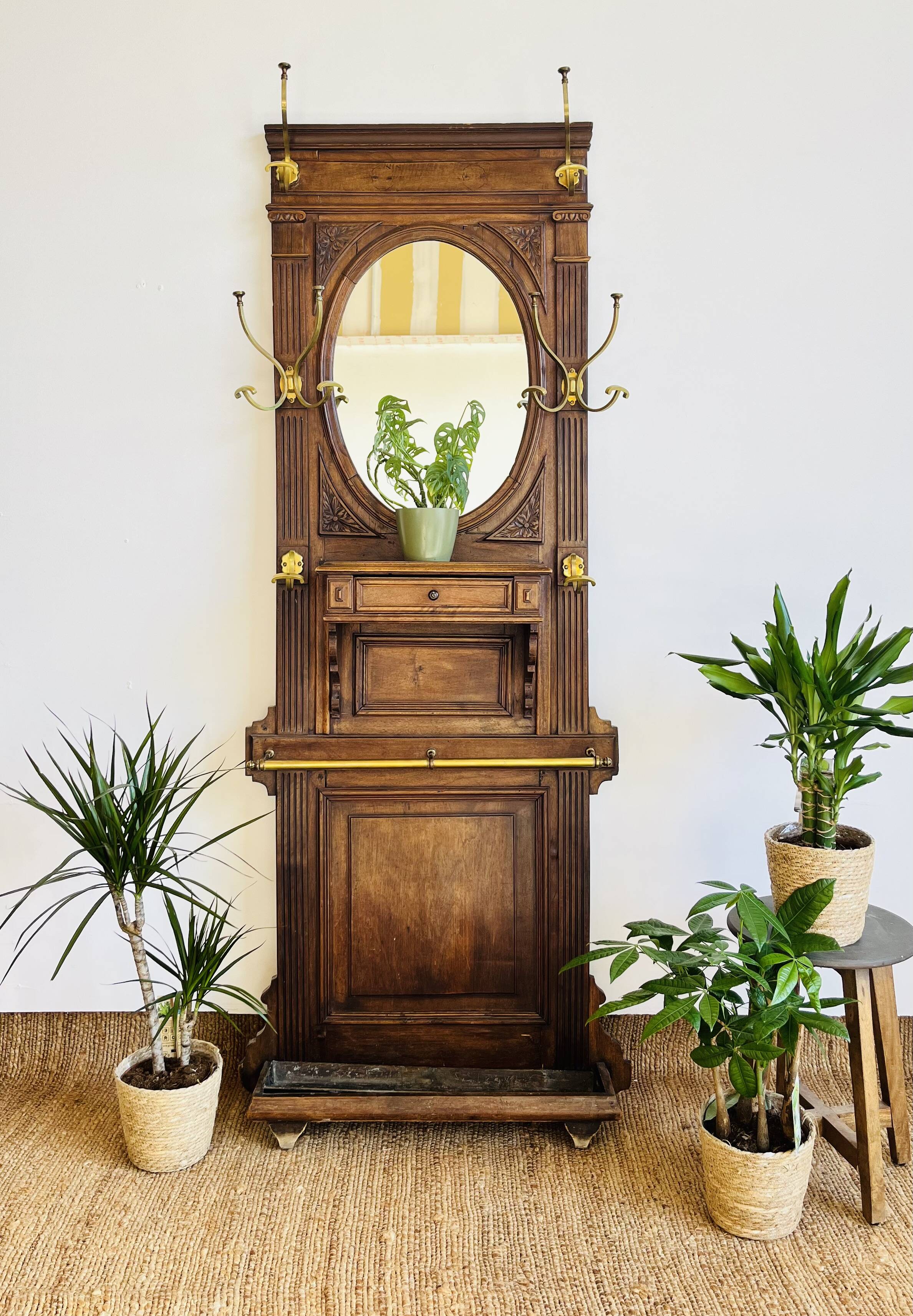 Portemanteau en bois époque Napoléon III