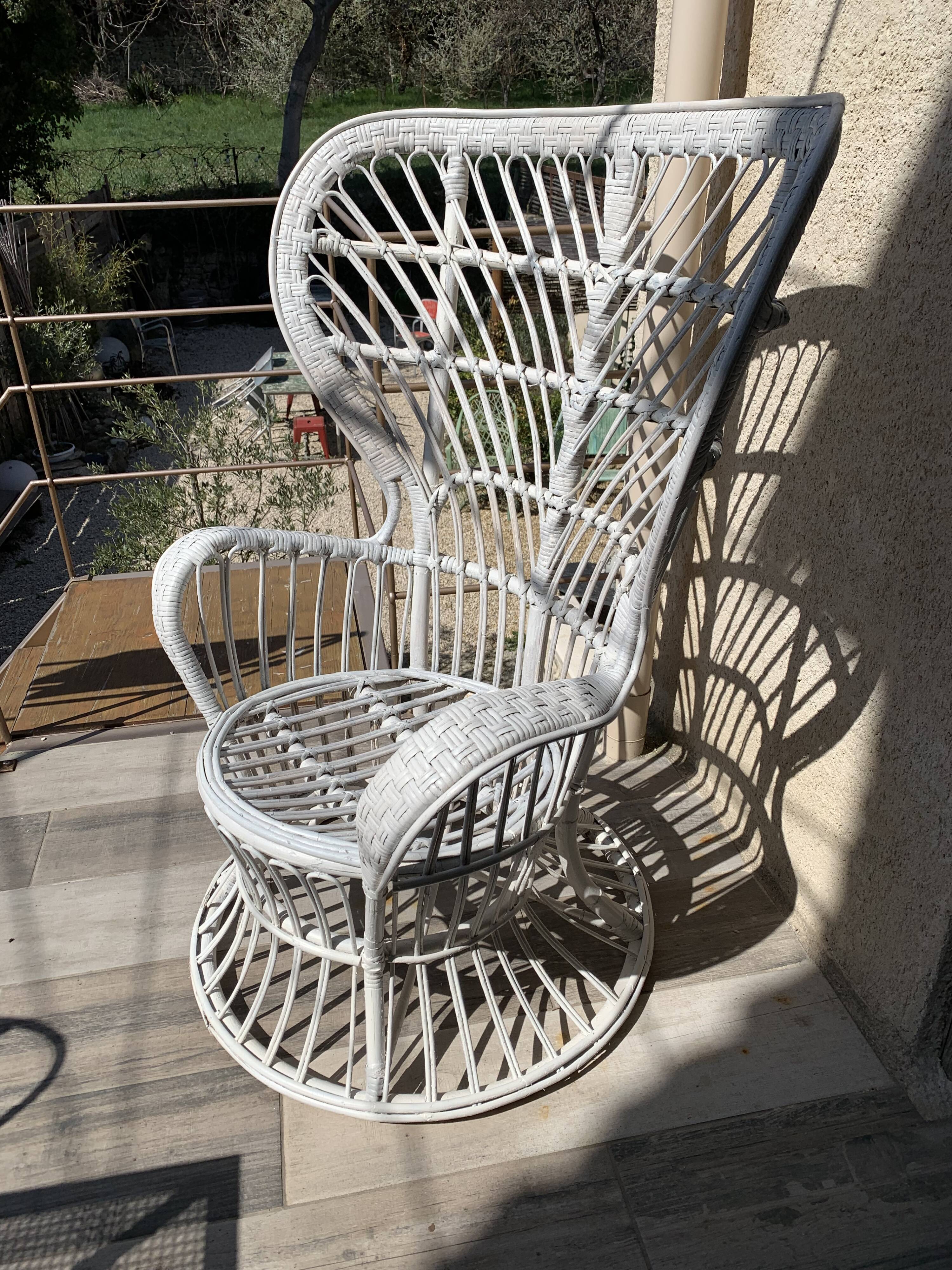 Rattan armchair Gio Ponti