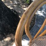 Paire de chaises bistrot cannées Thonet