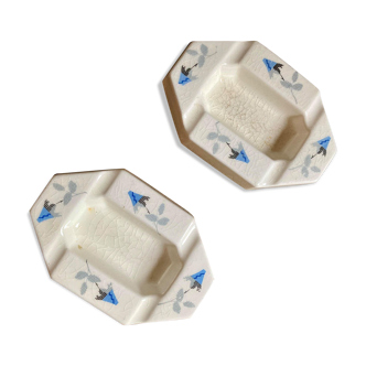 Lot of 2 ashtrays K-G Lunéville