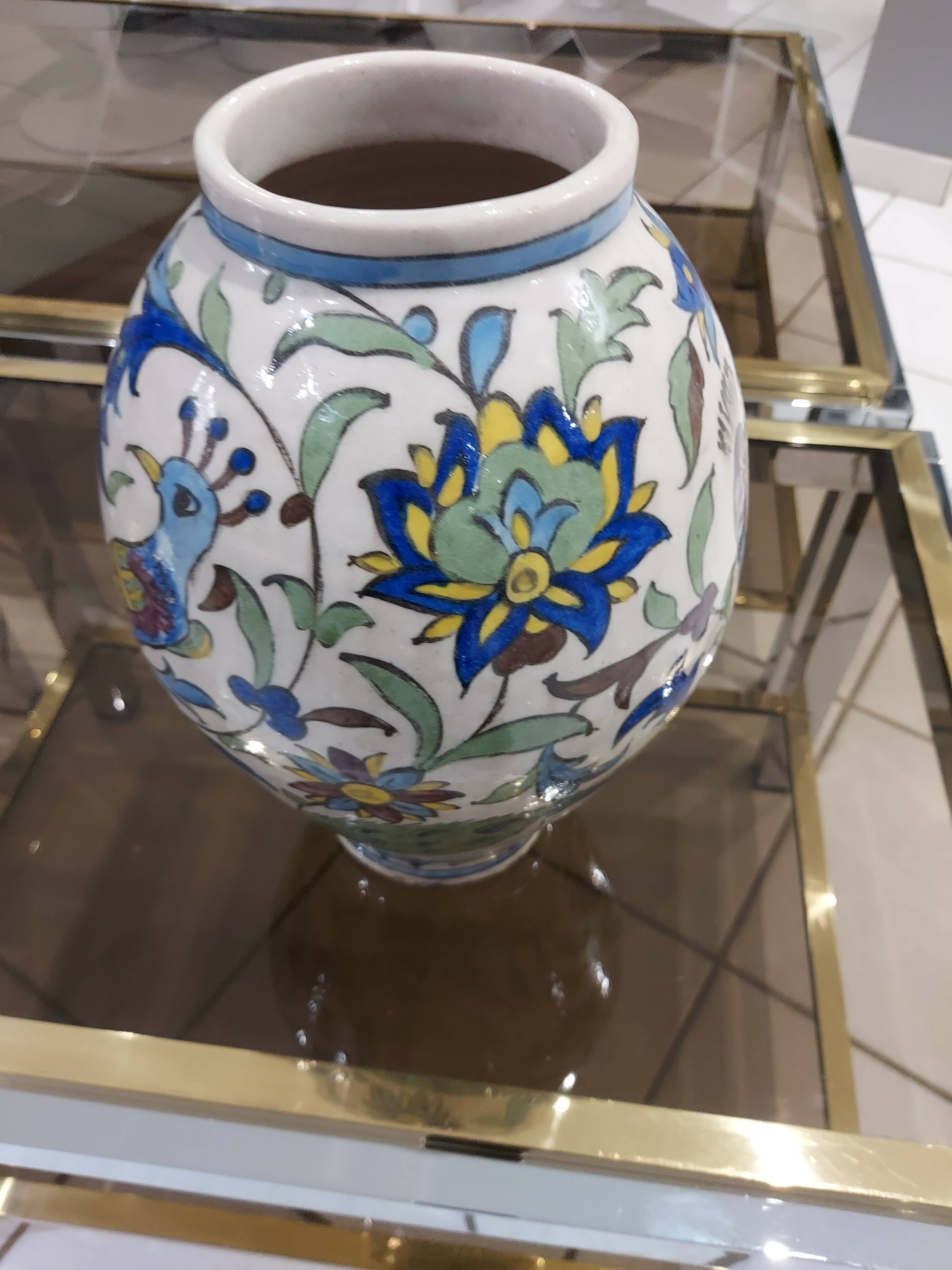 Vase Art deco sandstone 1960