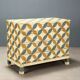 Antique Umbertino chest of drawers in walnut and fir, 4 drawers, 19th century.