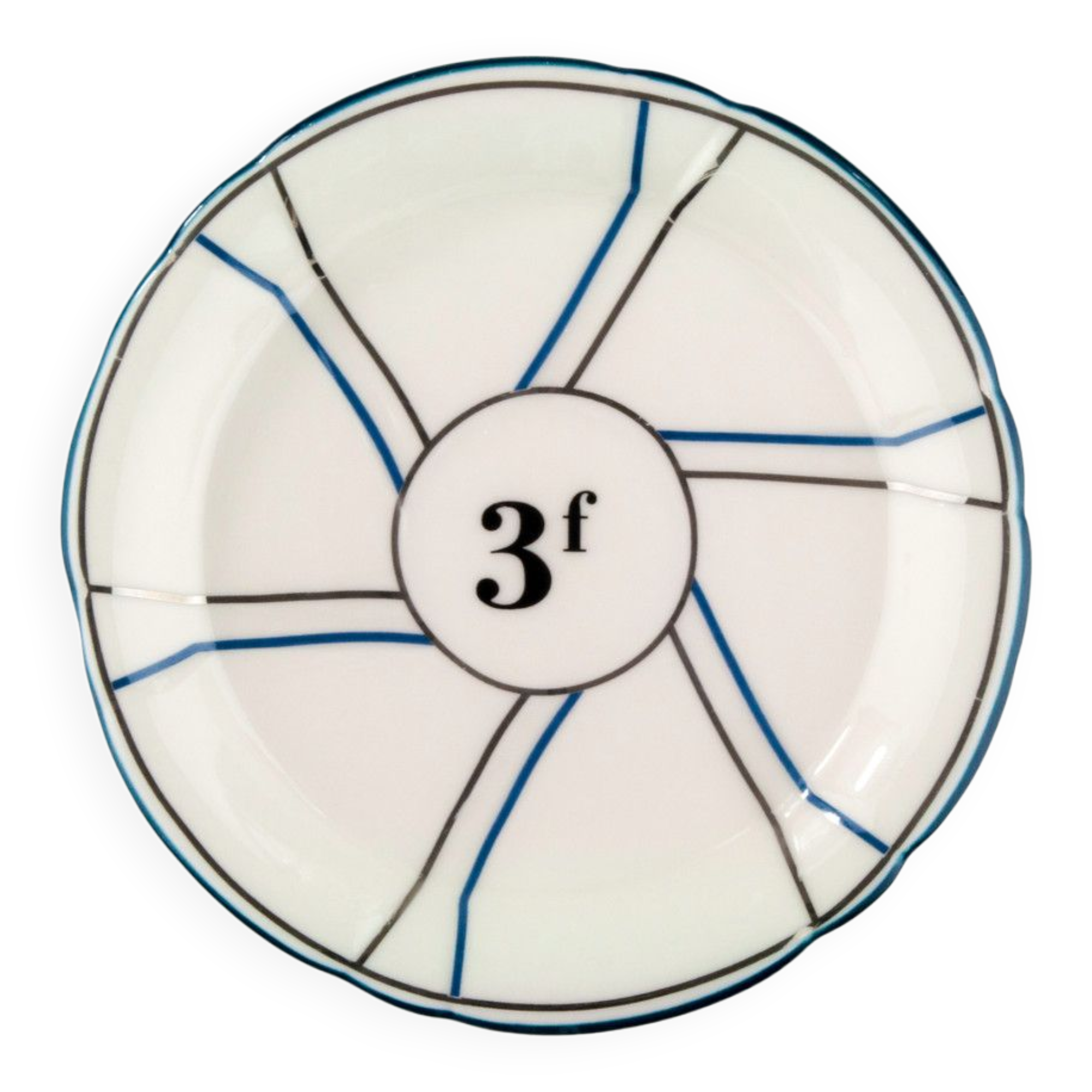 Porcelain wormwood saucer