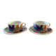 Pair of Acapulco coffee cups by Villeroy & Boch