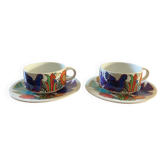 Pair of Acapulco coffee cups by Villeroy & Boch