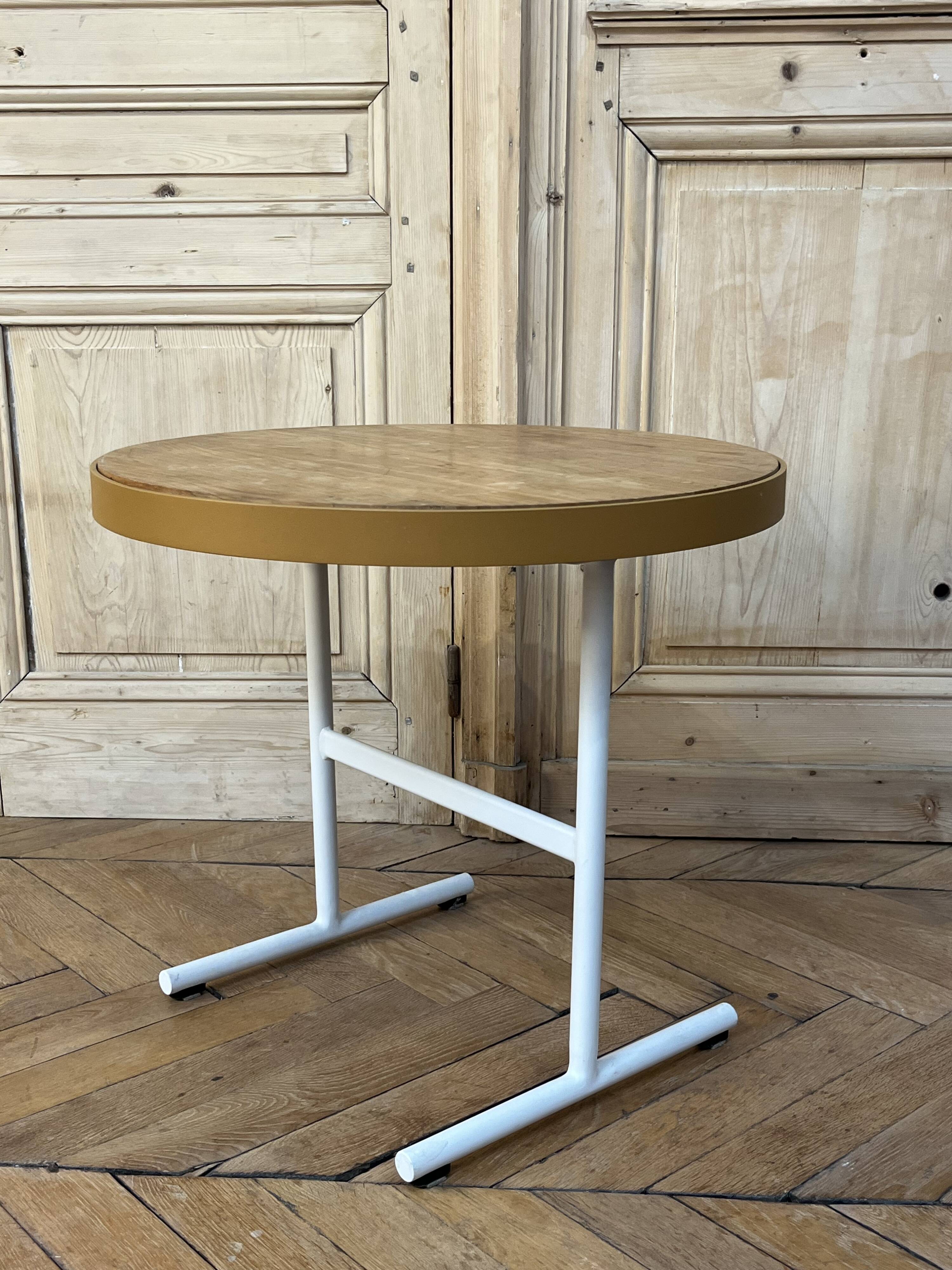 Kobi chair pair by alias + boma side table by kettal