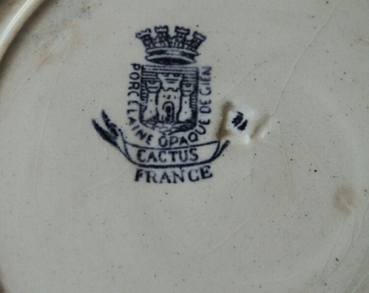 Set of 2 plates Earth iron - Gien