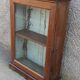 Old wardrobe with glass door