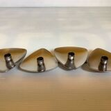 Four Scandinavian candlesticks from the 60s