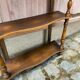 Louis Philippe vintage wall shelf made of solid wood from the 19th century.