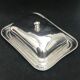 English silver butter dish