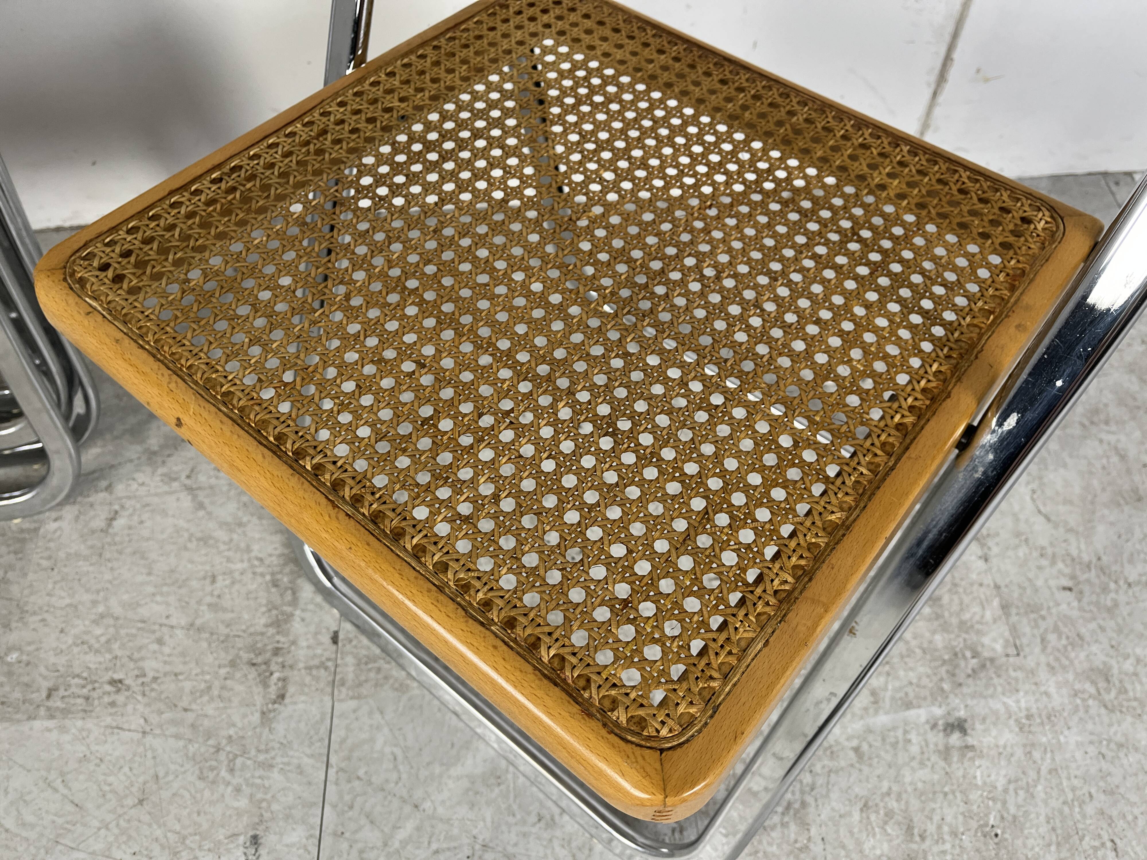 Vintage rattan folding chairs, 1970 - set of 4