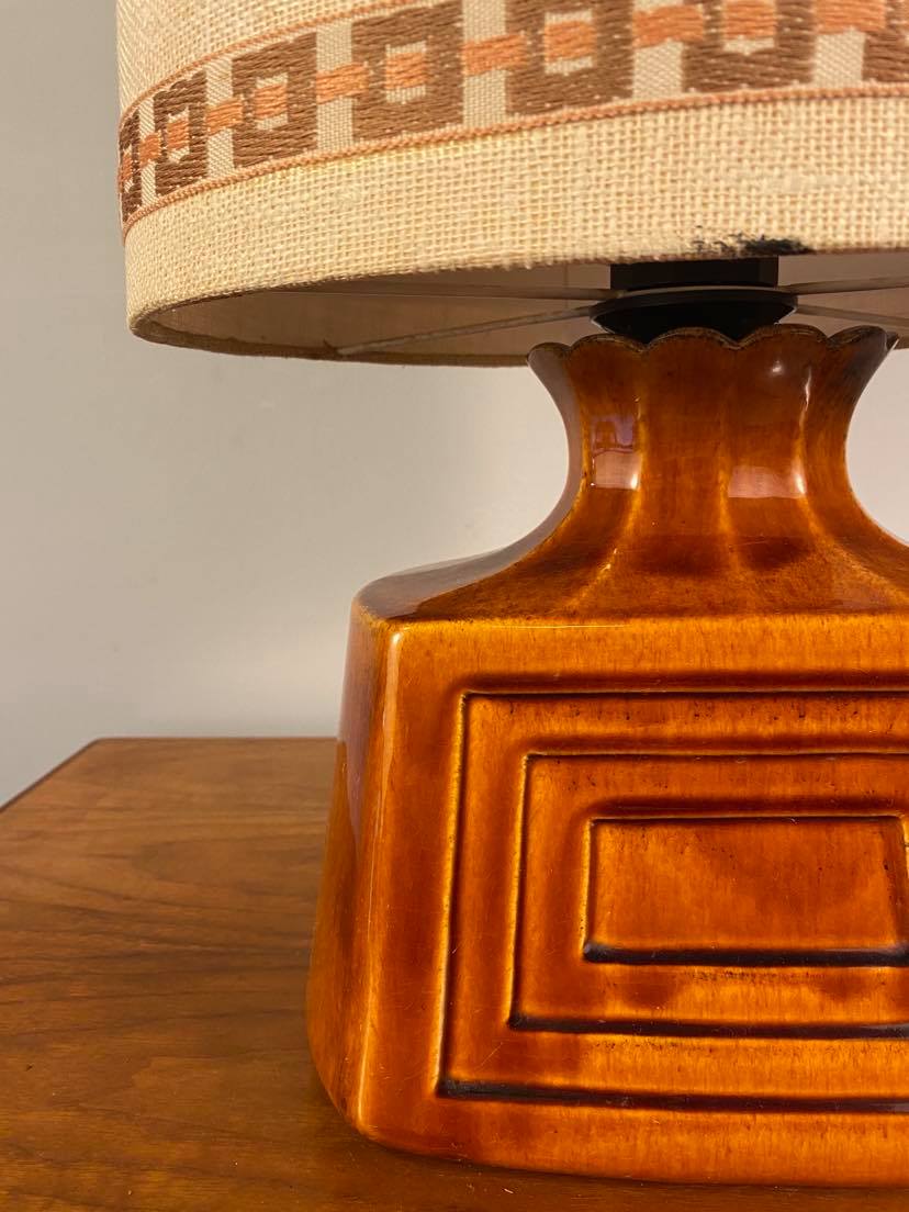 Ceramic table lamp germany lamp glazed ceramic, 60