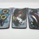 Enamel Triptych Flora & Fauna Vintage 1950