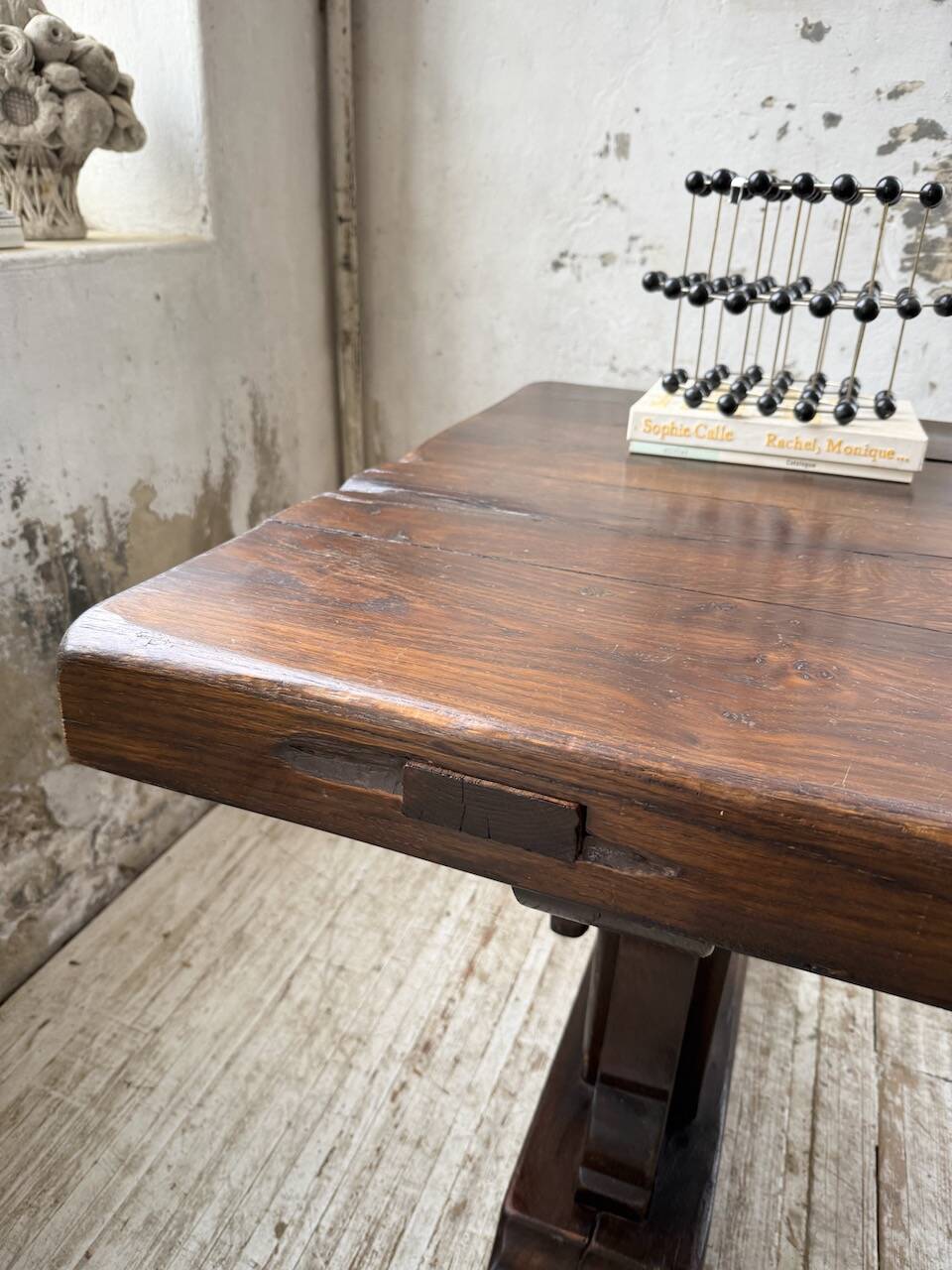 Table de monastère XXL en chêne, 19ème s.