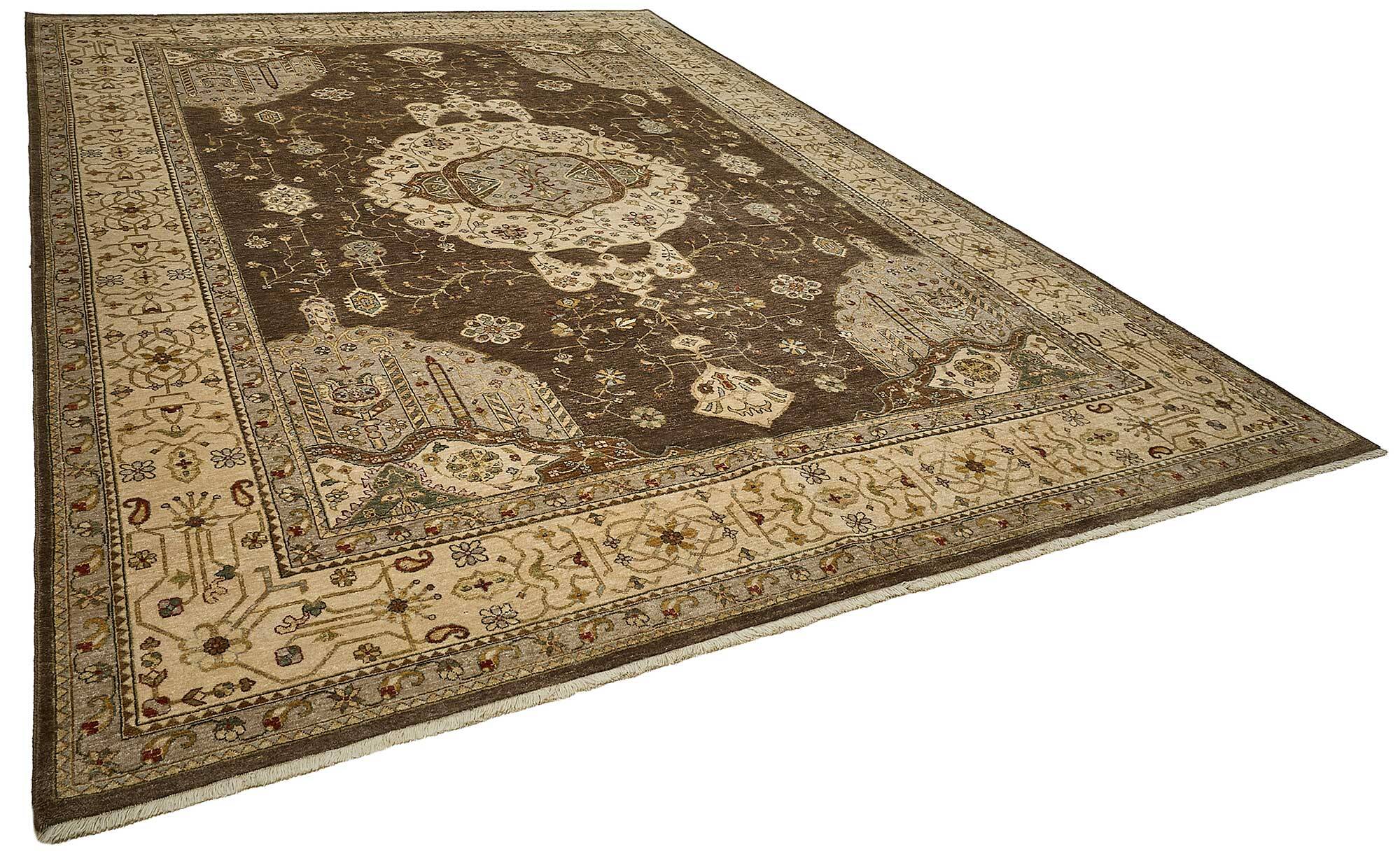 Turkish Handknotted Wool Oushak Rug 304 cm x 424 cm