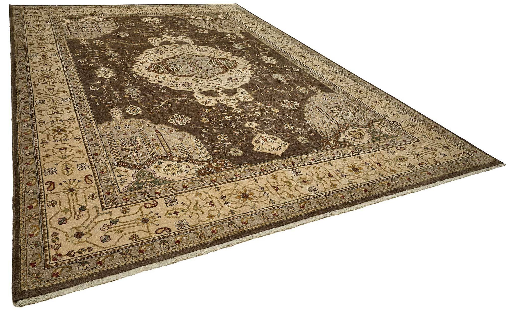 Turkish Handknotted Wool Oushak Rug 304 cm x 424 cm