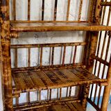 60´s bamboo folding shelf