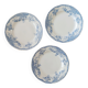 Set of 3 dessert plates in Nimy ironstone.