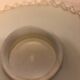 Pleated edge white opaline lampshade