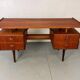 Mid-century Danish teak desk attributed to Louis van Teeffelen for Wébé, 1950s