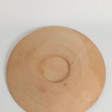 Decorative Hand-carved Wooden Plate with Pyrography, Germany 1960s