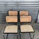 4 chairs  Marcel Breuer