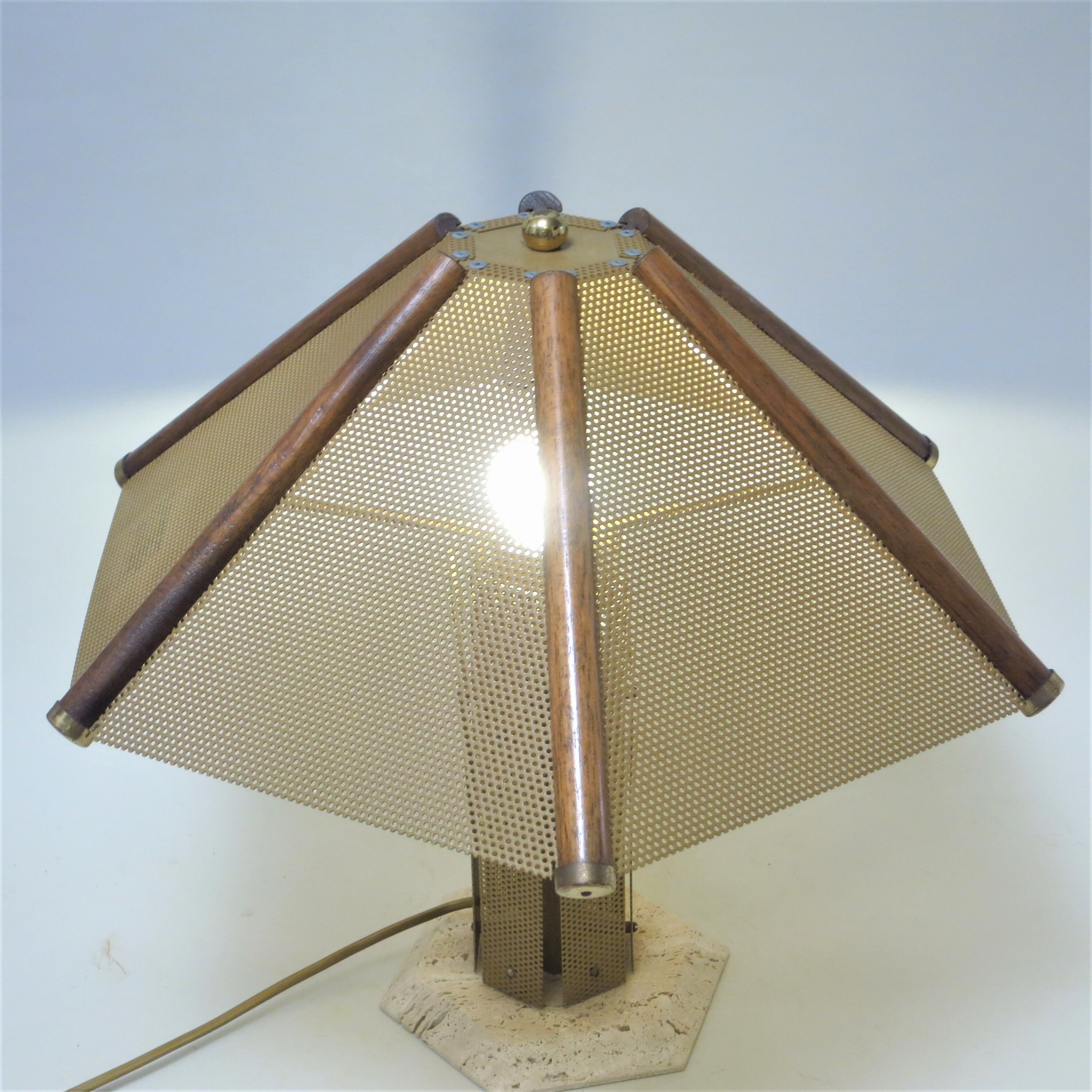 Italian brutalist lamp 70s