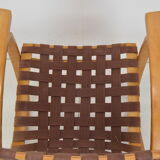 Fauteuil en bois de hêtre courbé, design Jan Vaněk, années 1930.