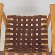 Fauteuil en bois de hêtre courbé, design Jan Vaněk, années 1930.