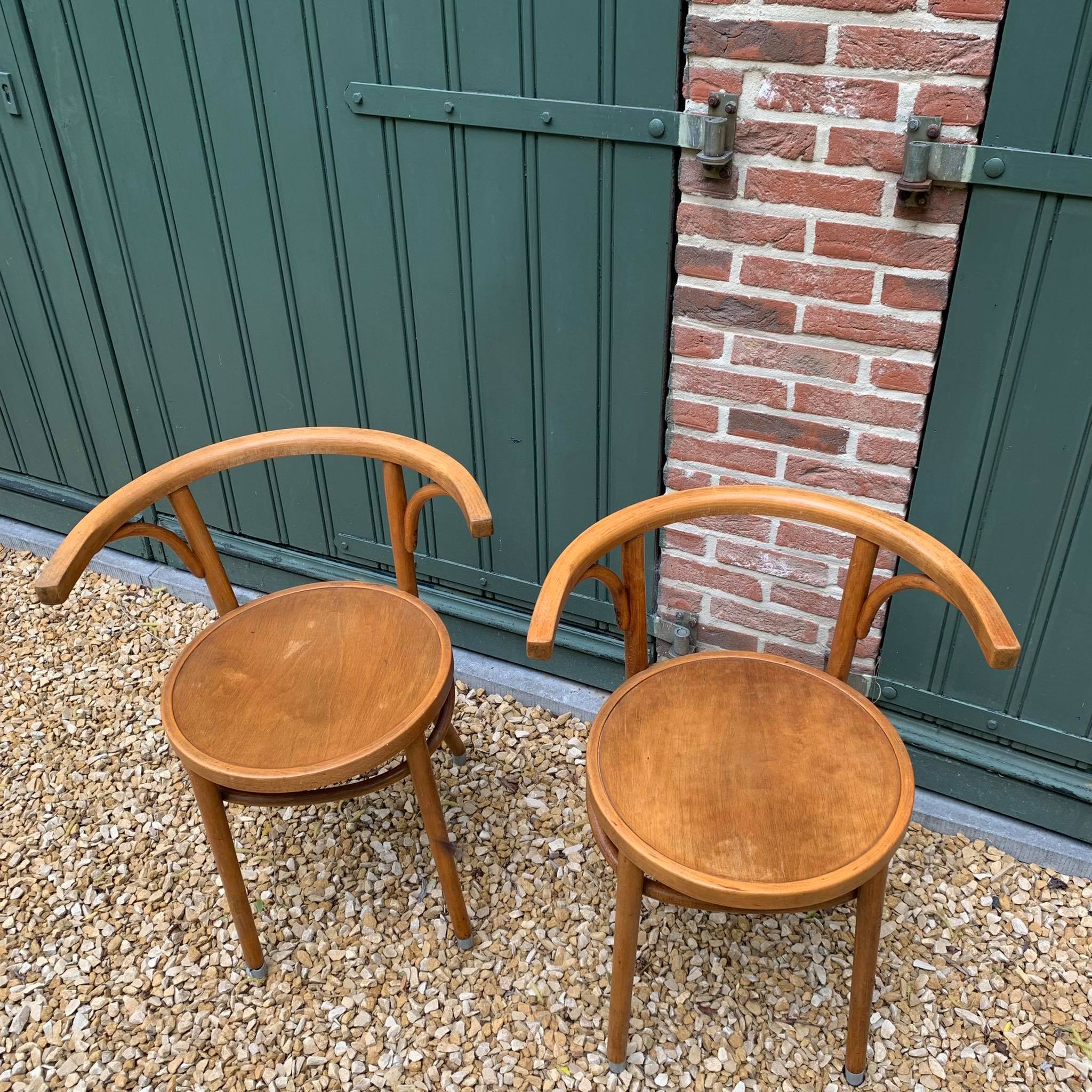 Pair of bistro chairs