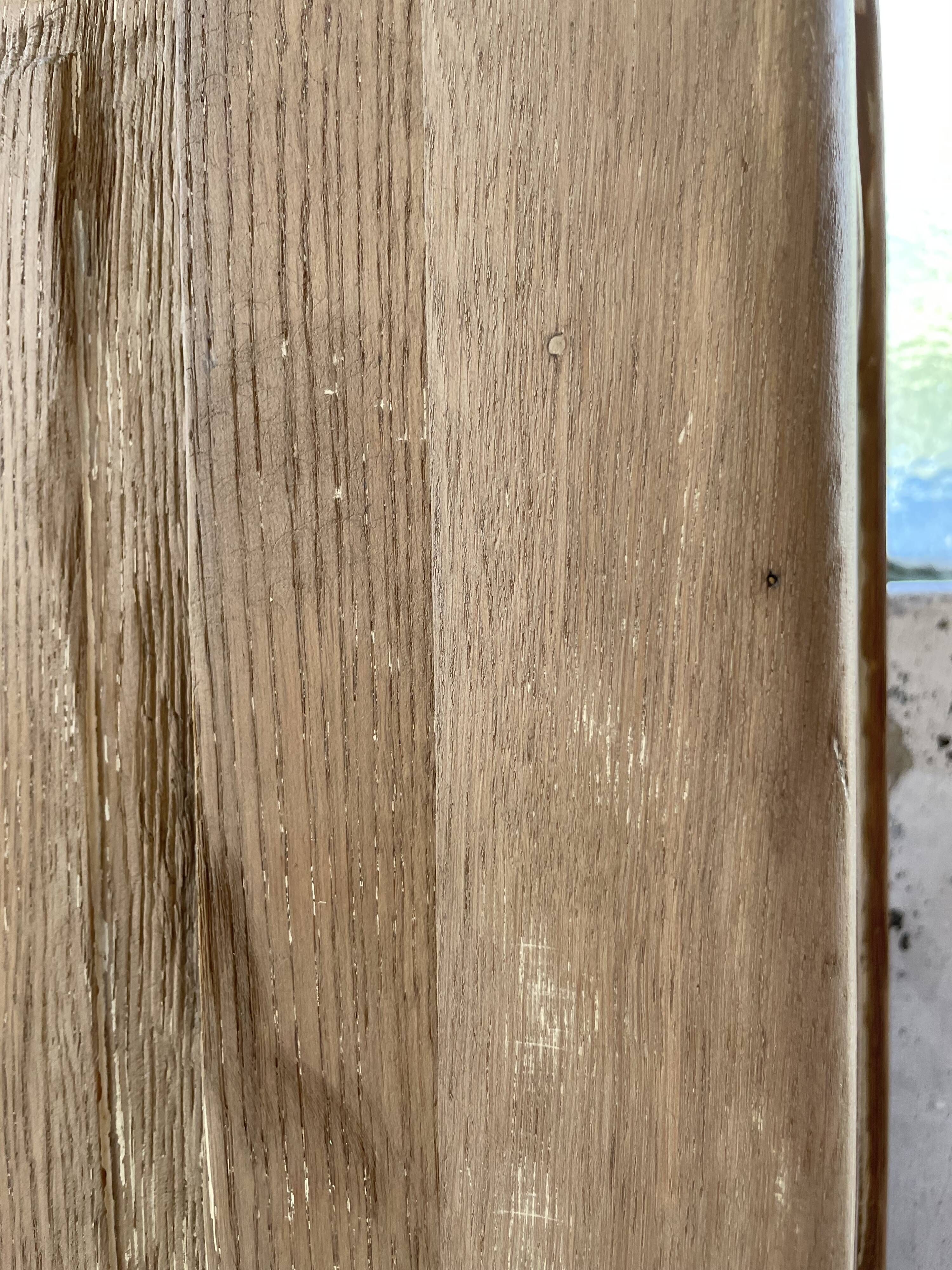 Large row of solid oak loom sliding doors