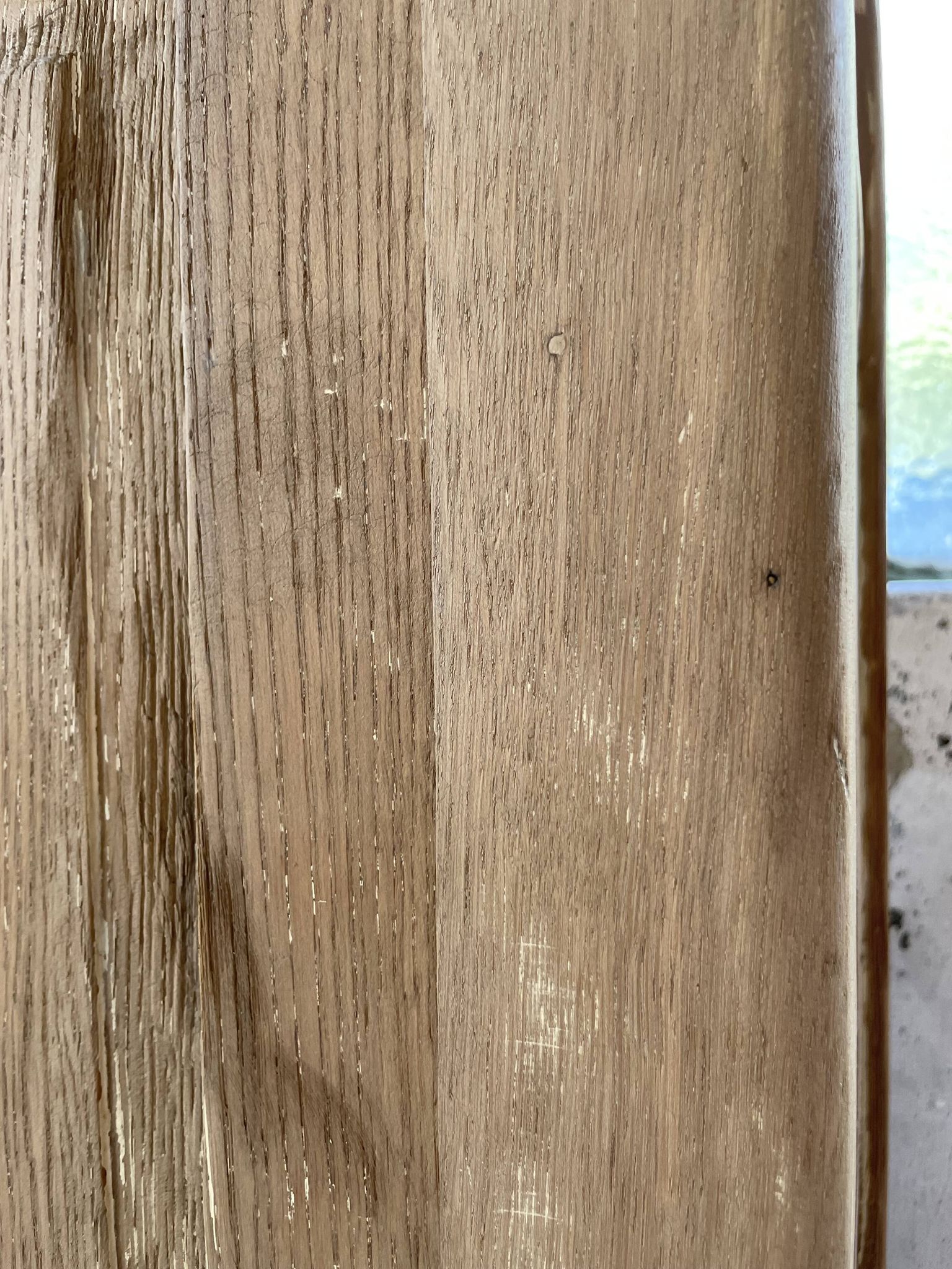 Large row of solid oak loom sliding doors