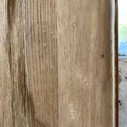 Large row of solid oak loom sliding doors