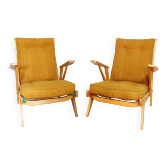 Pair of Freespan armchairs 1950