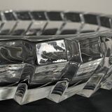 Vintage crystal shell ashtray