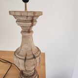 “Brutalist” style lamp base