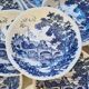 Lot de 11 assiettes calottes  de Gien