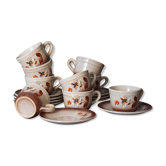 Tasses et sous tasses Saint Amand
