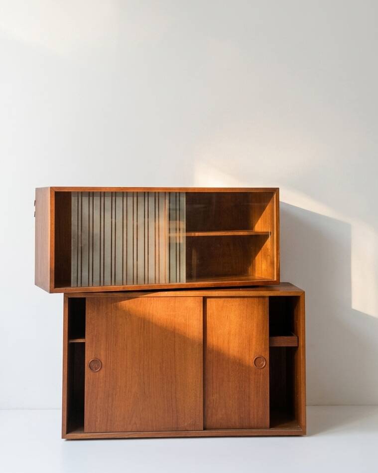 Modular wall system by kai kristiansen - fm møbler